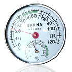 Термометр для сауны, 0-120 градусов Цельсия, нержавеющая сталь, аксессуары для паровой сауны