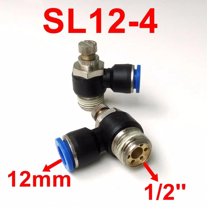 5 шт./лот Пневматический воздушный фитинг дроссельной заслонки регулирующая