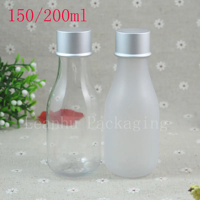 150 мл 200 фотоемкость Пустая Пластиковая Бутылка алюминиевая крышка косметический