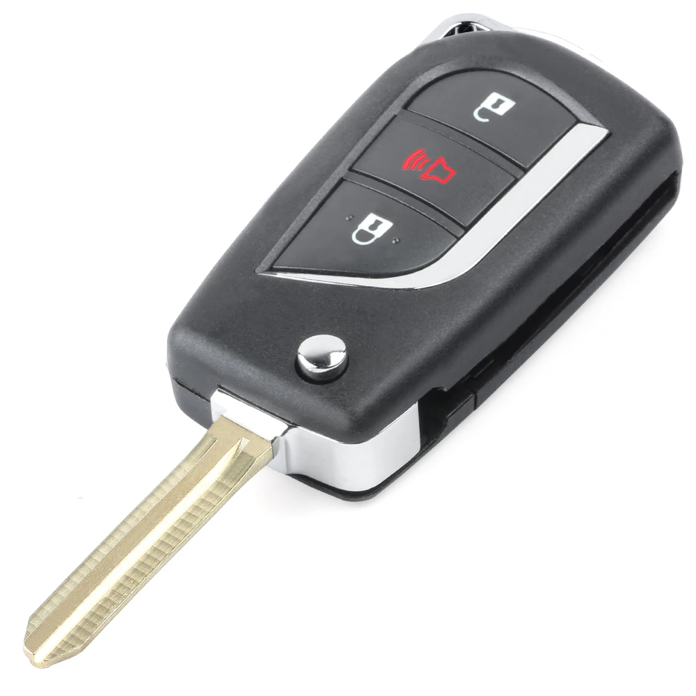 KEYECU обновлен удаленное ключи для Toyota матрица Pontiac Vibe 2009 2010 Fob 3 кнопки-315 МГц-4D67