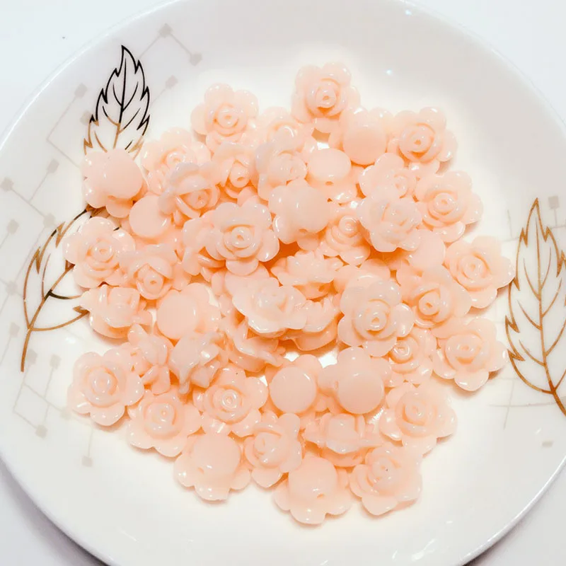 110 _ акриловые бусины россыпью в форме цветка милое ожерелье браслет сделай сам