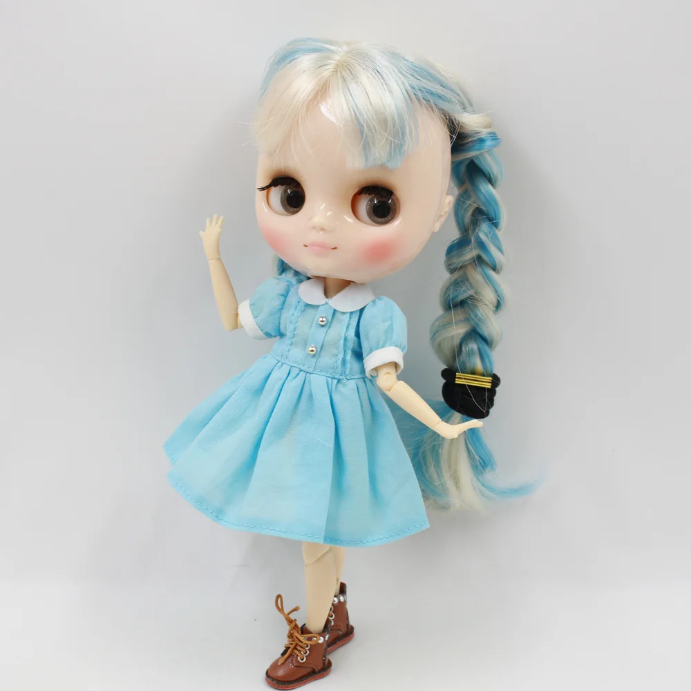 Наряды для 1/8 Middie Factory Blyth doll простое платье костюм для 20 см BJD