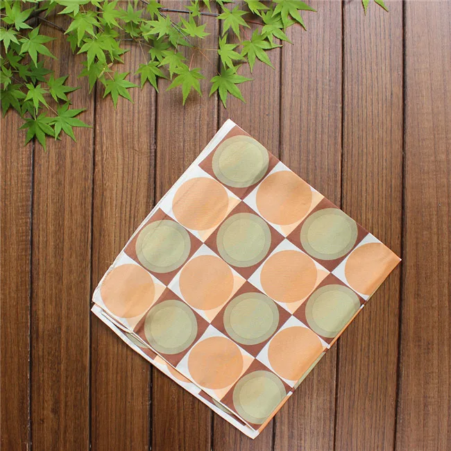 New Arrival 60*60cm Euro Brand Style Women Silk Square Scarf geometric circle fashion Tied bag handle scarf high quality |