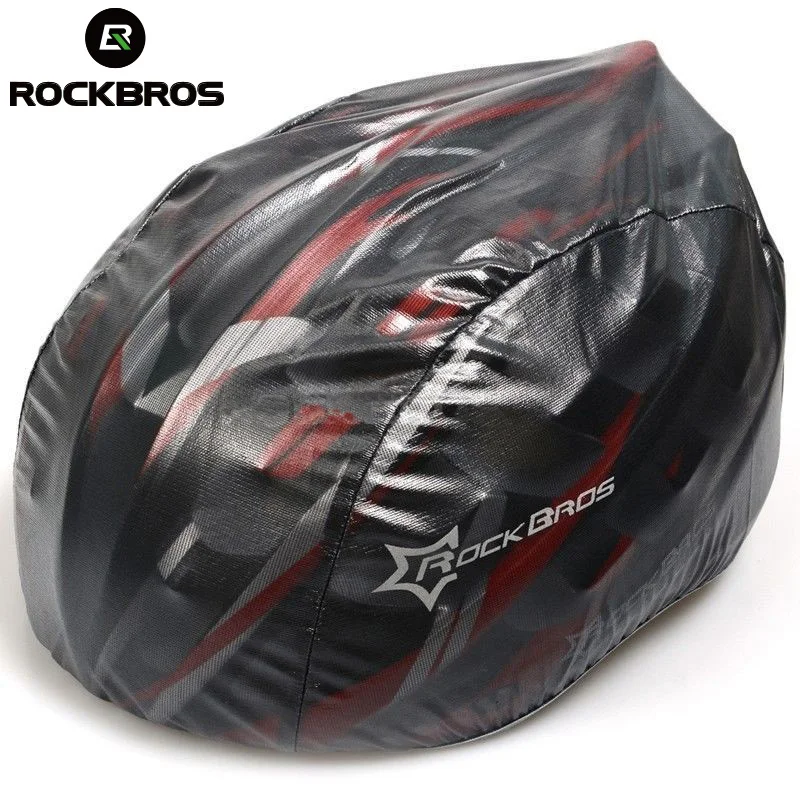 

ROCKBROS ветрозащитный водонепроницаемый пыленепроницаемый чехол от дождя для горных и шоссейных велосипедов чехол для велосипедного шлема в...