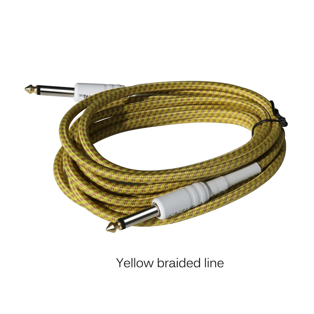 High quality Guitar cable 6.35mm Audio with PVC/Nylon braided for guitar to Sound 1.5M 2M 3M 5M 8M 10M | Электроника