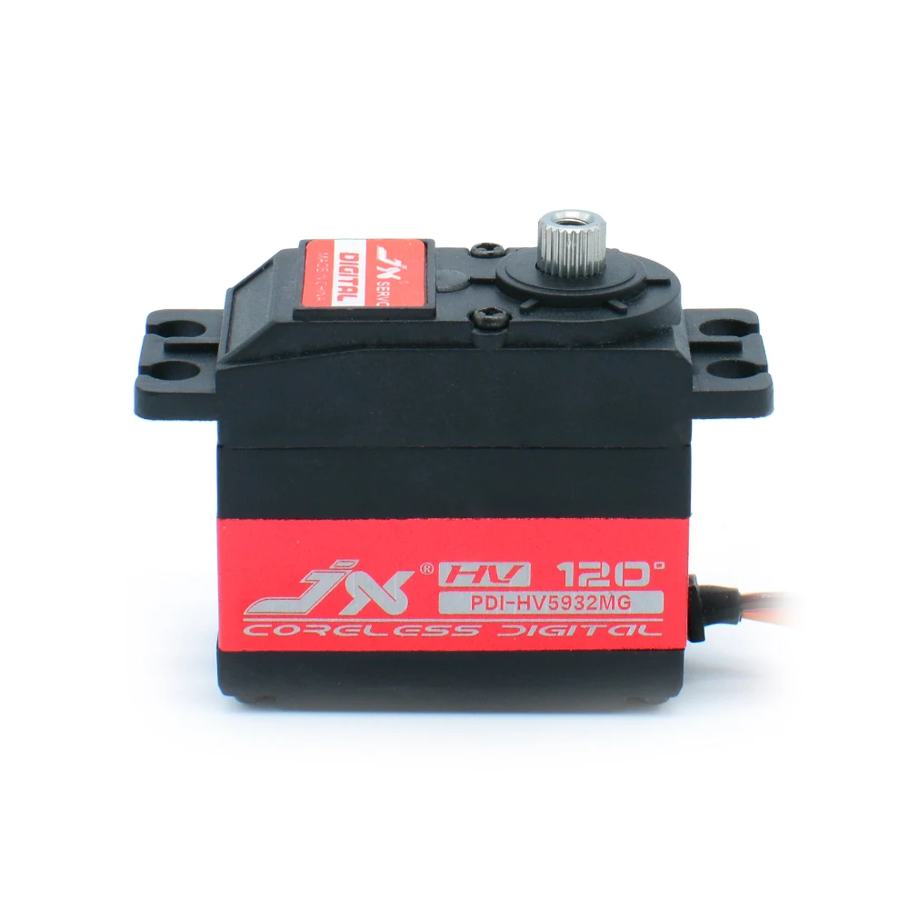 JX PDI-HV5932MG 120 градусов большой крутящий момент 32 кг высокоточная металлическая Шестерня цифровой сервопривод без сердечника для радиоуправляемого самолета Робота автомобиля