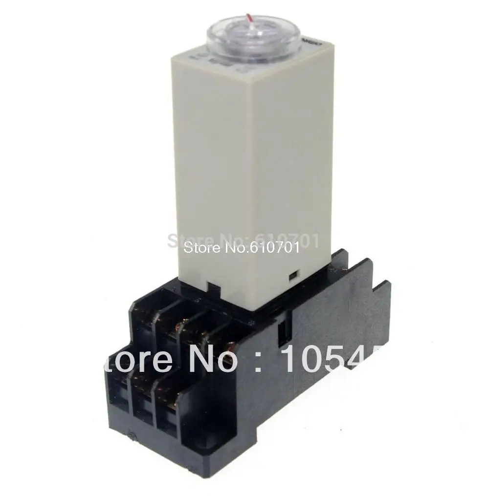 1 шт. 12VDC/24VDC/24VAC/110VAC/220VAC H3Y-4 питания на время задержки реле Таймер 0 ~ 3 мин 4PDT 14Pin и