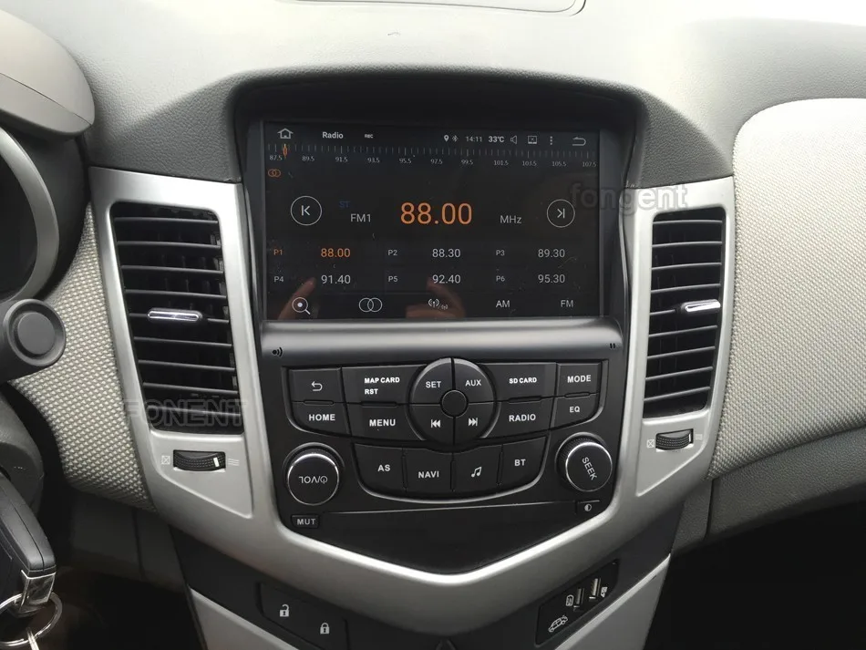 " Android 9,0 Автомобильный gps радио плеер для Chevrolet Cruze 2008-2011 с восьмиядерным процессором PX6 4 Гб+ 64 Гб Авто Стерео навигатор мультимедиа