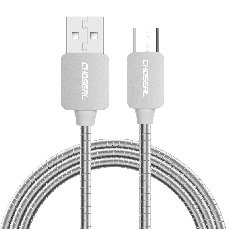 Choseal 30th юбилей Micro USB кабель алюминиевый зарядное устройство из алюминиевого