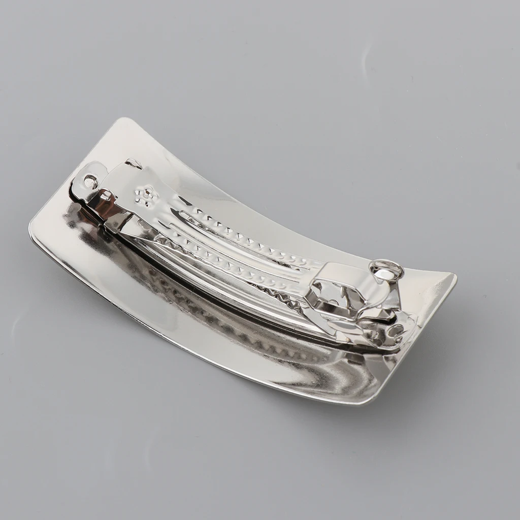 Модная металлическая заколка для волос изогнутая Автоматическая во французском