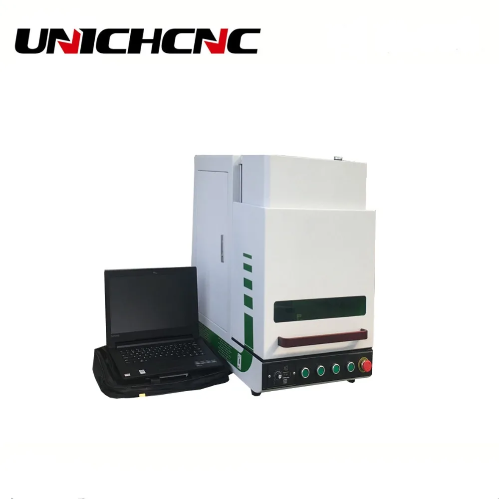 UNICHCNC полное покрытие 1064nm лазерная маркировочная машина/Raycus волоконно