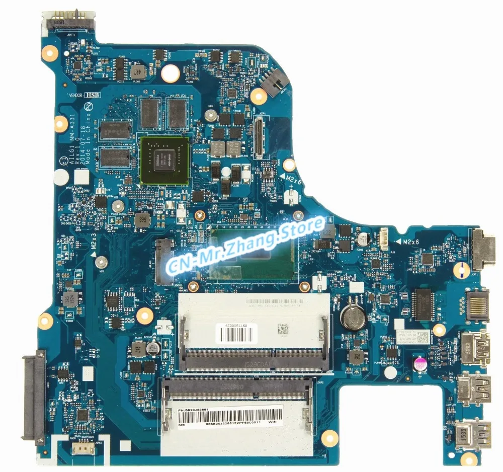 

SHELI FOR Lenovo G70-80 Laptop Motherboard W/ I3-4030U CPU AILGI NM-A331 DDR3