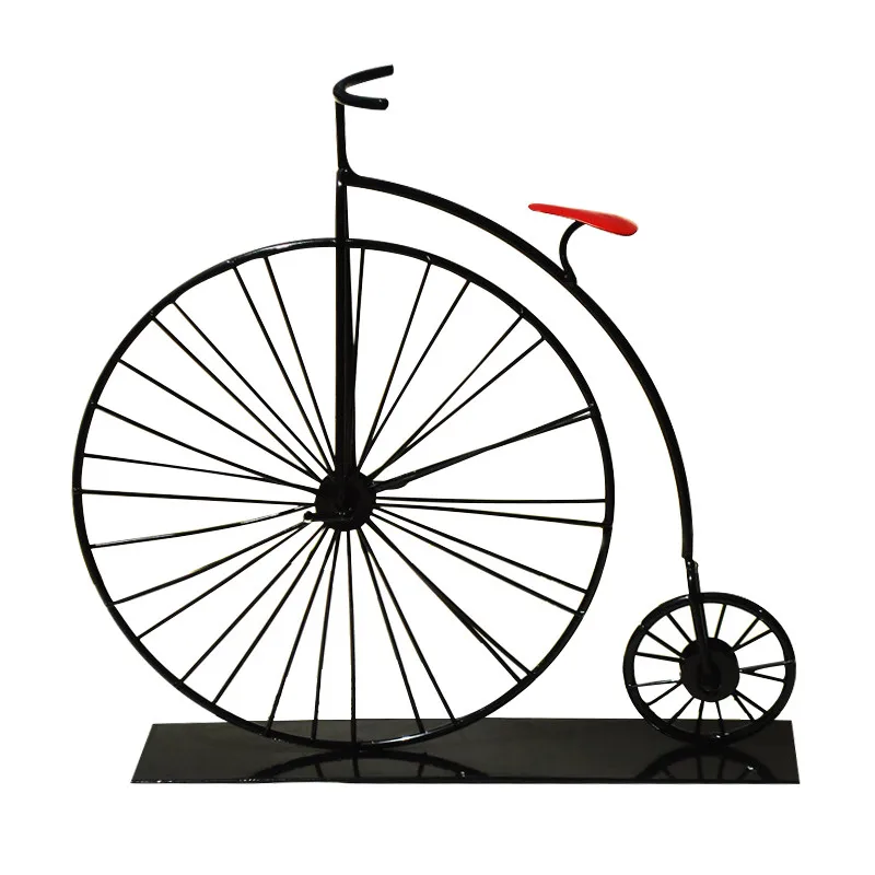 Ретро модель велосипеда металл ручная работа Heimtextilien винтажная фигурка Fahrrad