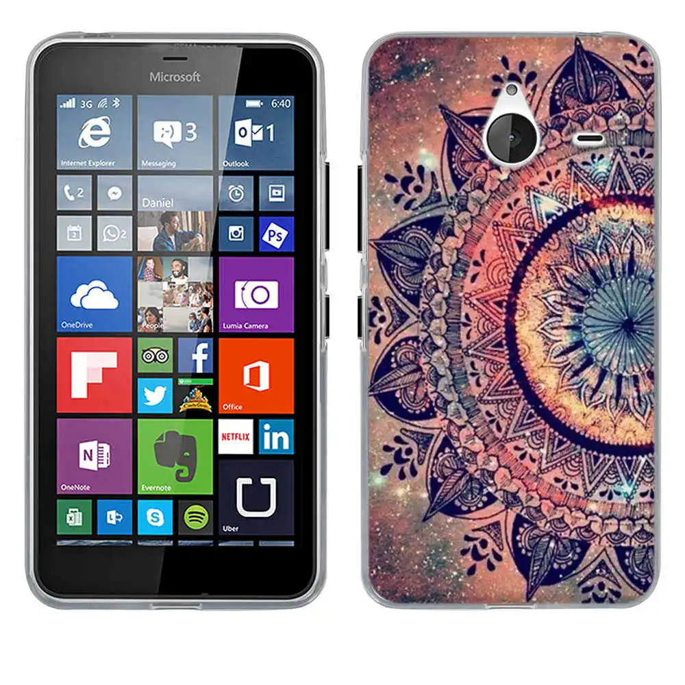 Новинка Модный мягкий чехол накладка из ТПУ с рисунком для Nokia 640XL Microsoft Lumia