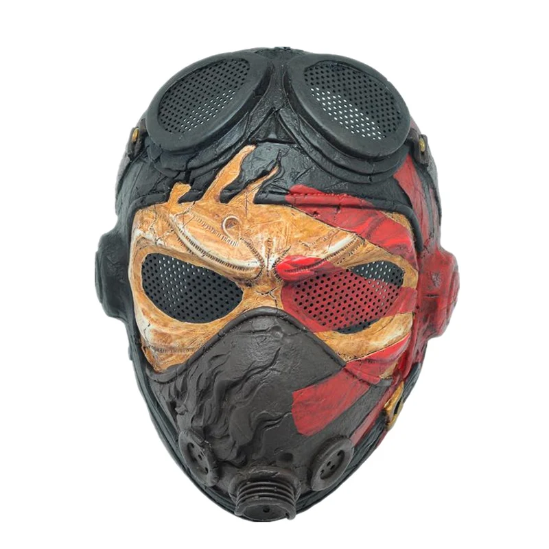 Tactical face dance mask Wire Mesh Kamikaze Spine Tingler Templar Mask hunting clothing protection |