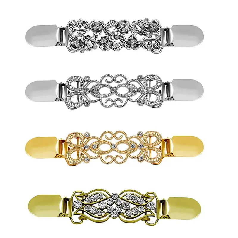 4 шт. винтажный свитер зажим для шали платья кардиган воротник - Цена: 801,84 руб.