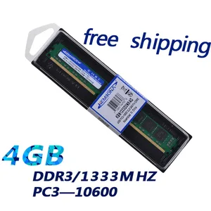 KEMBONA New Ram DDR3 4gb 1333mhz DIMM PC3 10600 24Pin CL9 Non Ecc Desktop Lodimm Memory Sticker only for A-M-D and for Intel