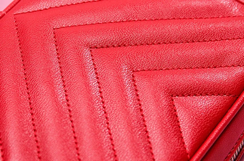 KUJING Women's Handbags Quality PU Women's Fashion Small Square Bag Luxury Striped Women Shoulder Messenger Bag Hot Women's Bag