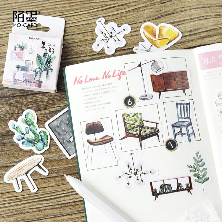 Good Everyday Decorative Stickers set Adhesive mini DIY Decoration Diary Box Package | Канцтовары для офиса и дома