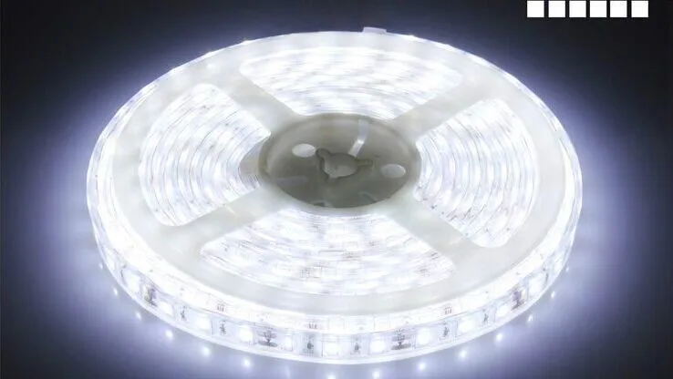 5730 SMD 5 м 16 футов 300 светодиодов Водонепроницаемая силиконовая трубка IP66