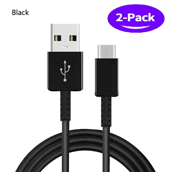 Samsung S8 S9 Plus usb type C кабель Galaxy Note 8 7 S 9 S 8 C 9 7 5 Pro быстрое зарядное устройство Быстрая зарядка type-C Зарядка данных - Цвет: Black 2 USB C Cable