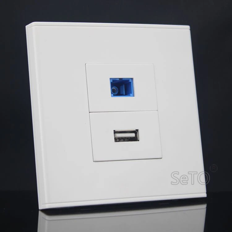 SeTo 86 Тип оптический SC + USB разные телефонные панели Выходная настенная пластина