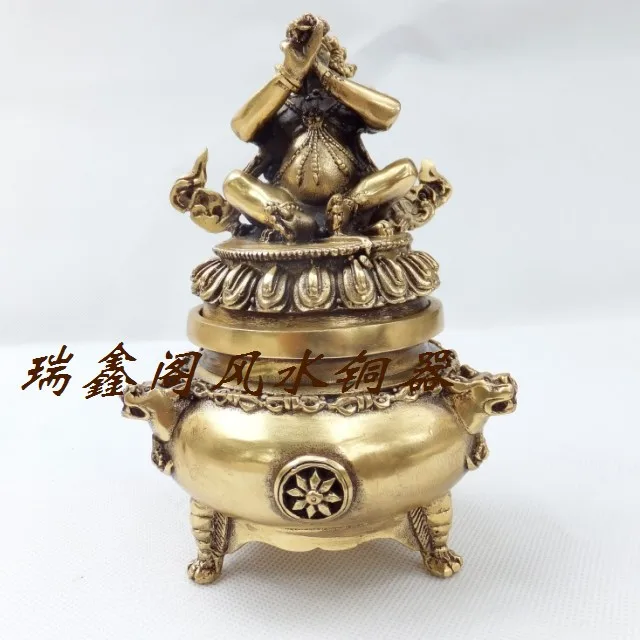 Бронзовая статуя меди ароматерапия курильница украшение дома подарок