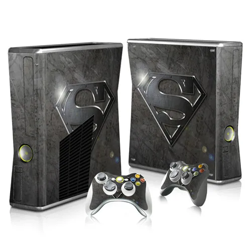 YS-XBOX360 Slim 3014 Бэтмен Джокер и Супермен кожи наклейка для Xbox 360 Slim консоль и контроллеры Скины стикеры s для Xbox360 тонкий винил - Цвет: YS-XBOX360 Slim 3014