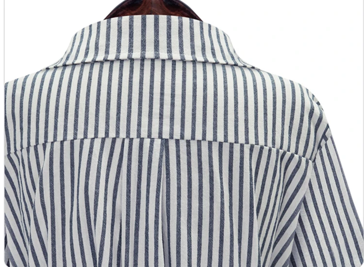 Женское платье рубашка с длинным рукавом элегантное винтажное в полоску поясом