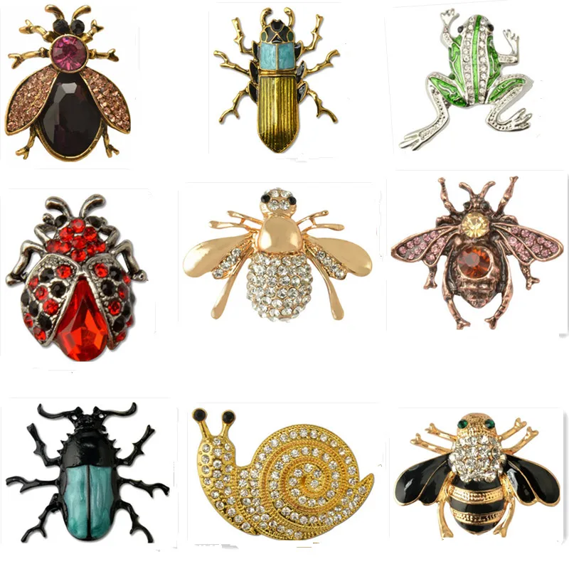 Женские и мужские Акриловые брошки значки Милые Броши в виде животных на