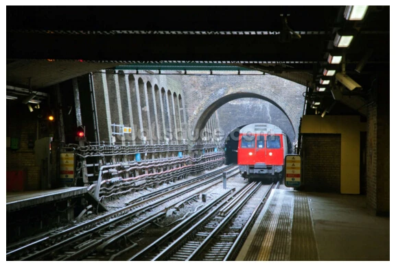 Пользовательские городские обои Лондонский подземный поезд 3D Настенные для