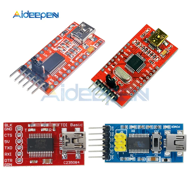3 В 5 в FT232RL FT232 FTDI USB к TTL модуль адаптера плата переключателя для мини порта