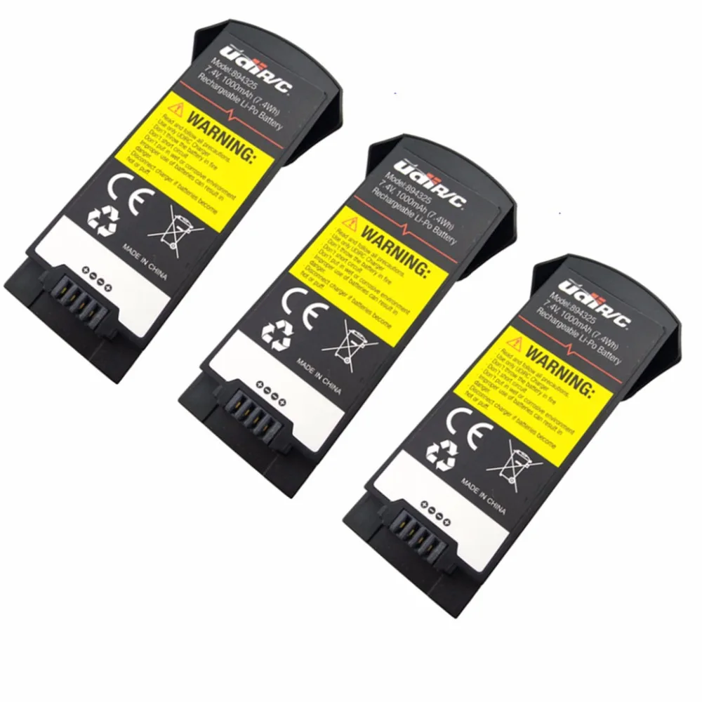 3PCS 7.4V 1000mah lithium battery for UDI U818A PLUS U49W / U49C AA818 Aircraft spare parts UAV | Игрушки и хобби