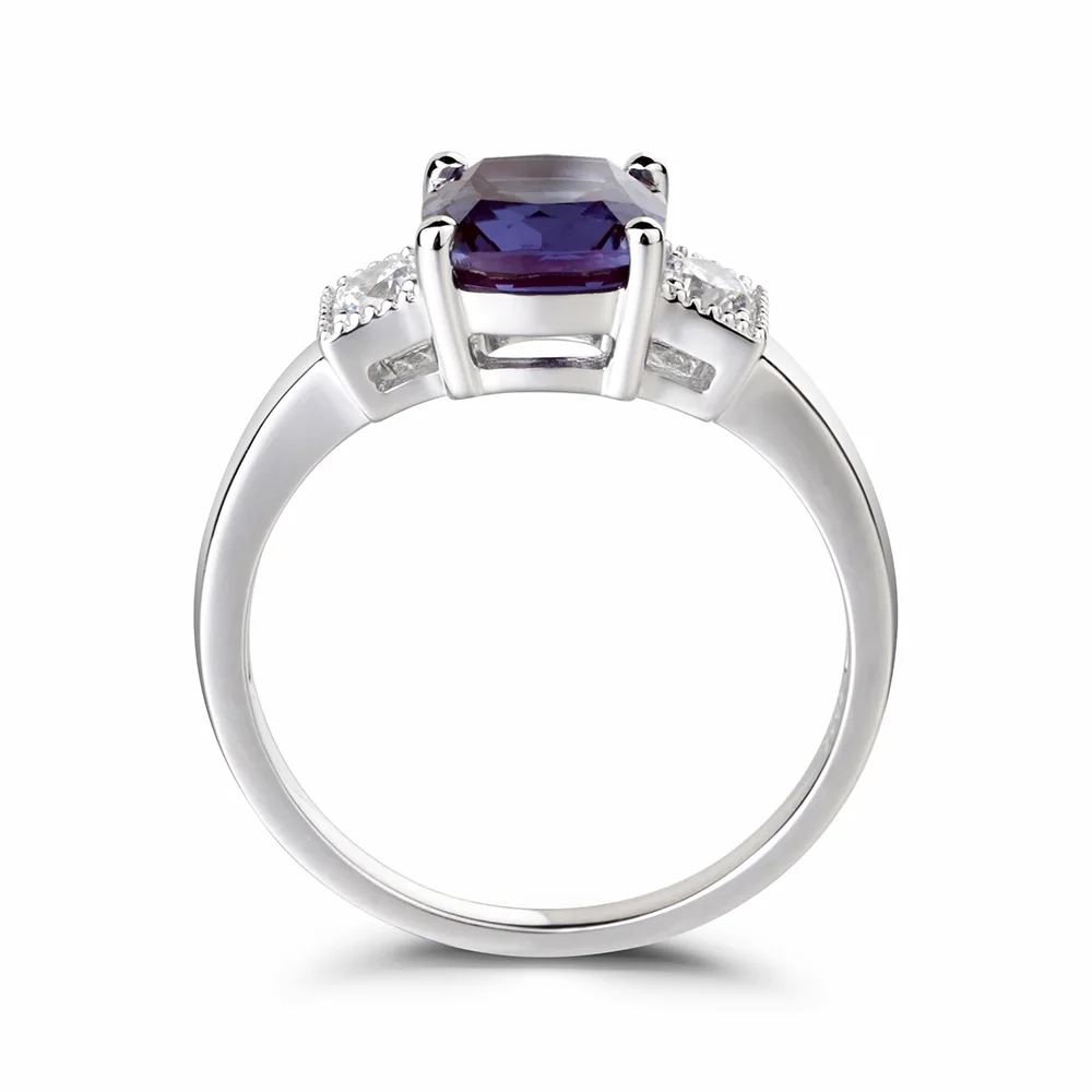 Женское кольцо для помолвки с Александритом украшение из драгоценных камней