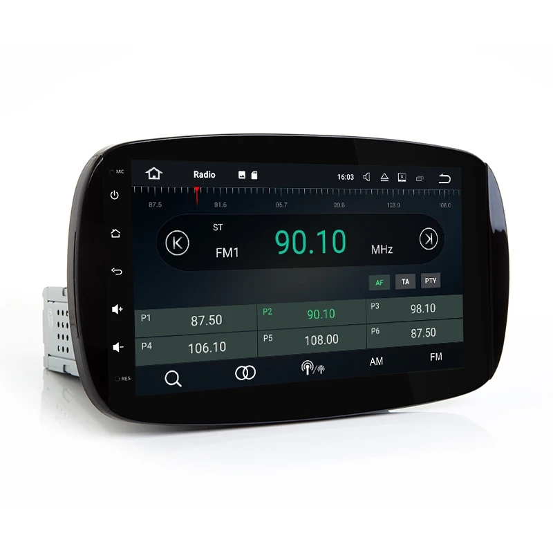 9 &quotAndroid 8 0 автомобильный проигрыватель с радио и GPS для BENZ Smart Fortwo W453 2014 2018 4 + 32 ГБ DAB