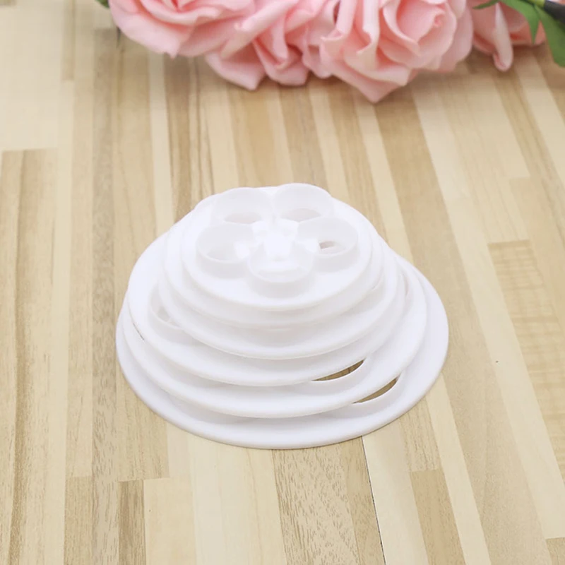 ENGDASH 6 шт./компл. Фондант Торт Sugarcraft цветок розы украшения DIY Cookie Плесень десен