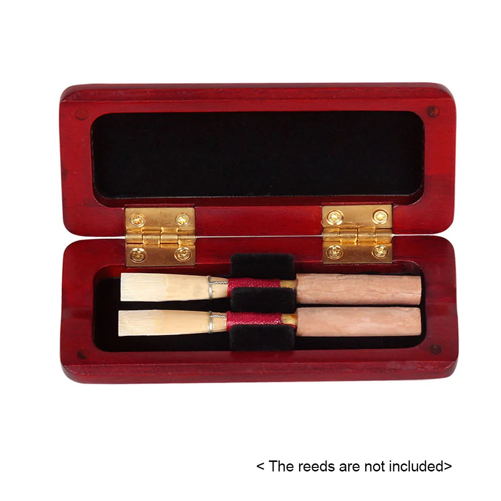 Твердый деревянный чехол Oboe Reed деревянная коробка для держателя из кленового
