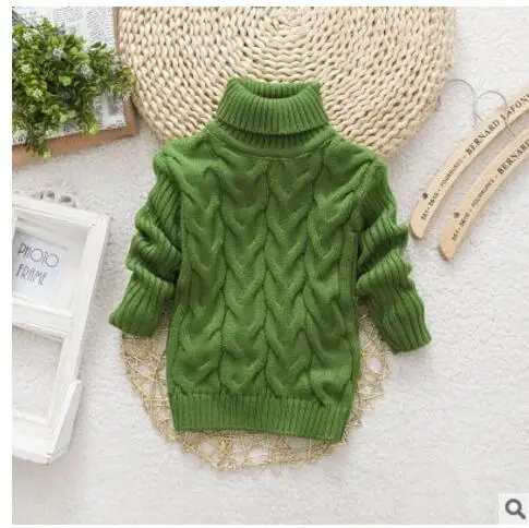 2017 children sweater new autumn and winter 0-2 years old boys girls warm thickened high collar |
