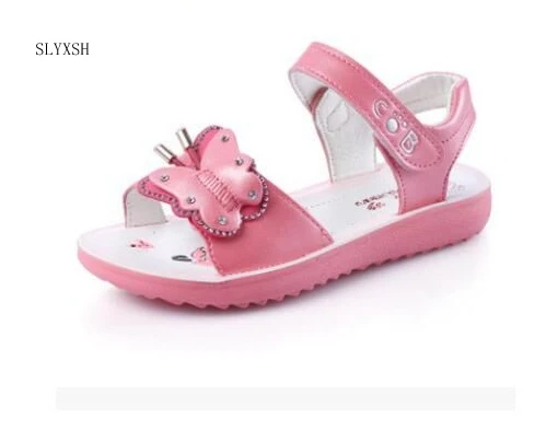 

Kids Sandals Girls Summer 2021 New Princess shoes Sandals For Girls Fashion Princess Fish Head Kids Shoes size21-36