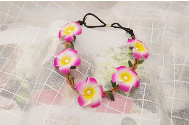 HappyKiss пляжные аксессуары frangipani плетеная лента из ротанга венок для волос