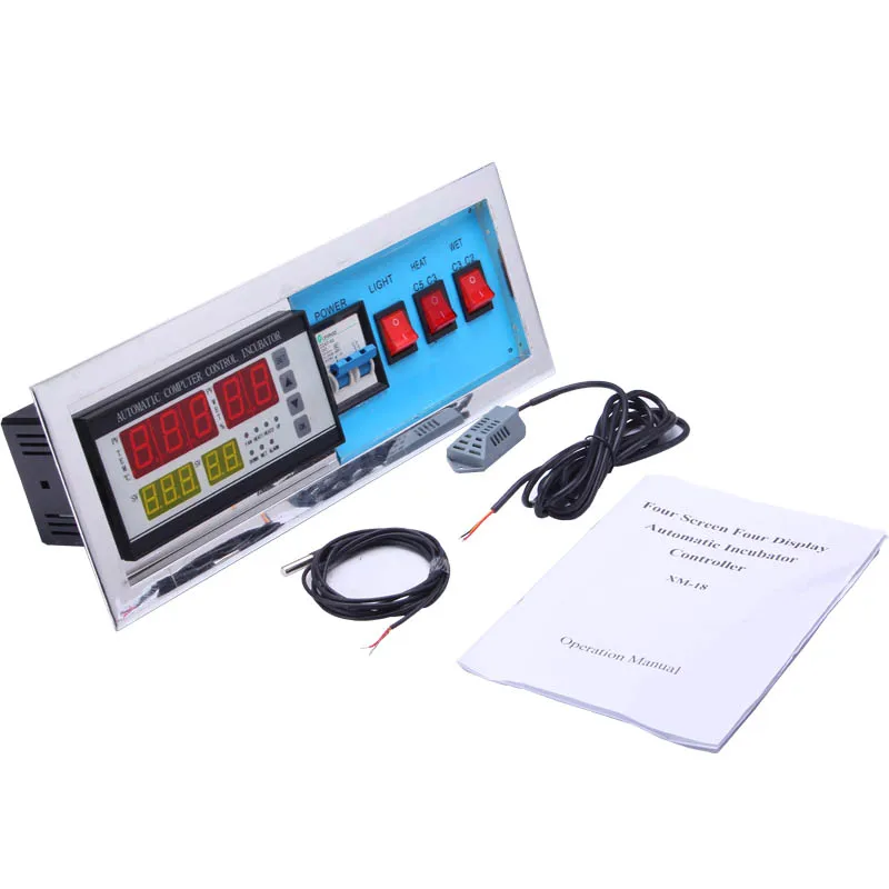 LCD Display Temperature Controller Automatic Computer Control Incubator Switch Thermostat Relay Incubation Sensor  Controller