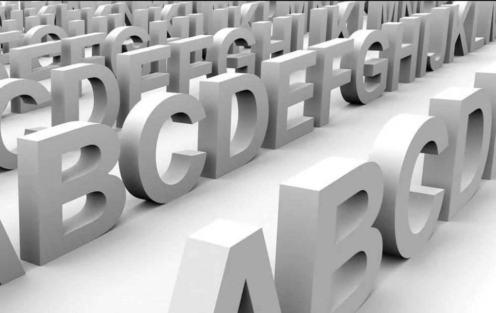 Пользовательские фото обои современный минимализм письмо домашний Декор