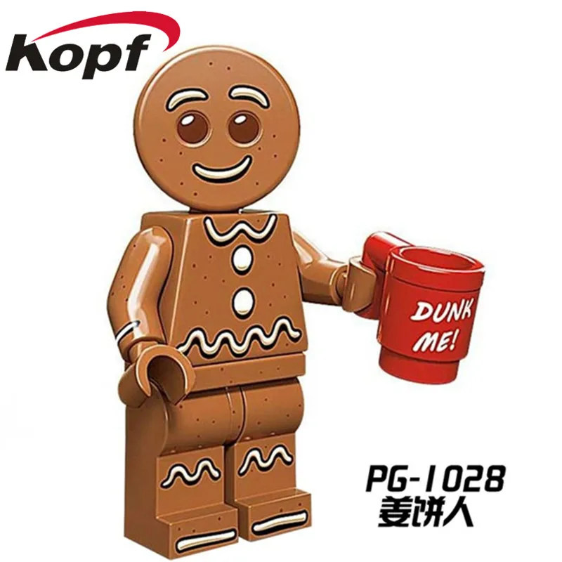 PG1028 Without Box Одиночная Супер Герои Рик и Морти Модель Кирпичи фигурки строительные блоки Развивающие игрушки для детей KF278 - Цвет: PG1028 Without Box