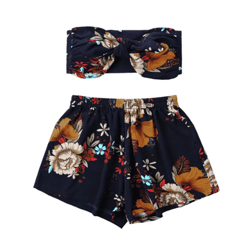 Женский комплект из 2 предметов мини трубчатые Топы без бретелек и шорты с