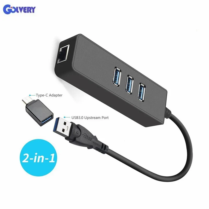 Ethernet адаптер Портативный USB 3,0 к RJ45 10/100/1000 Мбит/с сетевой LAN Проводной адаптер для Chromebook, MacBook, Mac Pro/Mini, iMa