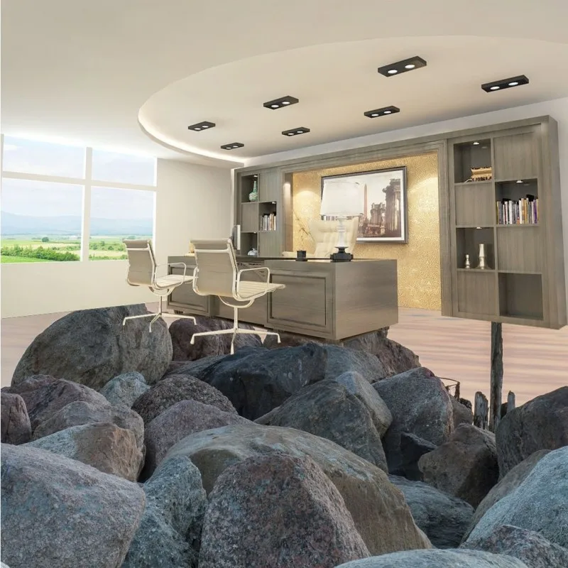 Free Shipping custom HD Stone 3D stereo self-adhesive floor decoration wallpaper square street corridor workplace mural | Обустройство