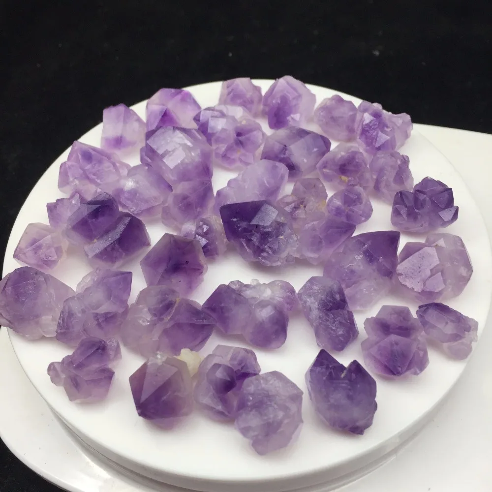 40 шт. в лоте Аметист Образец Точка Minerales cuarzo натуральные камни Кварцевые Подарки