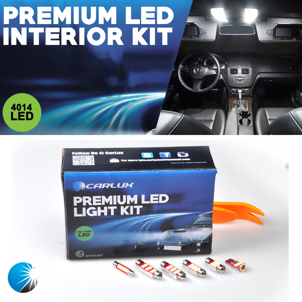 17PCS White Premium LED Interior Map Light Kit + License Plate for Volkswagen GTI Mk5 2006-2009 | Автомобили и мотоциклы