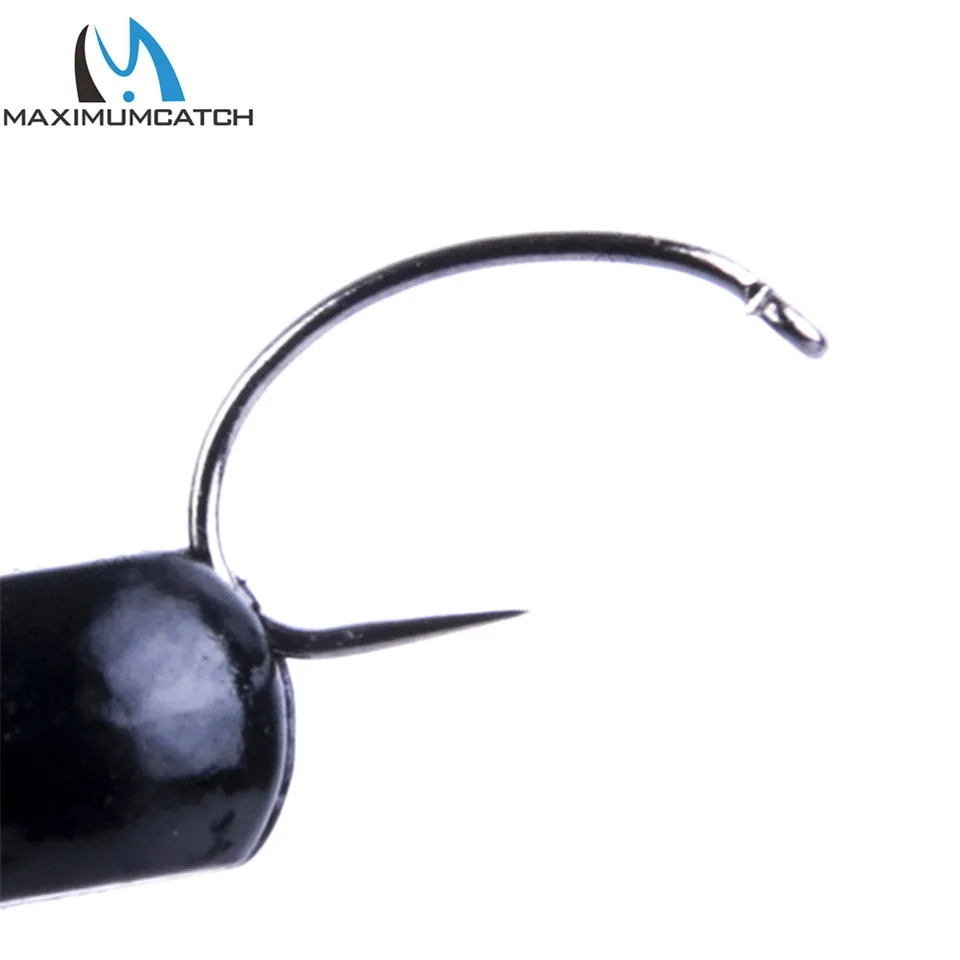 Maximumcatch крючок для привязывания рыбы 100 шт. креветок и Caddis Pupa нахлыстом ловли 10 #/12