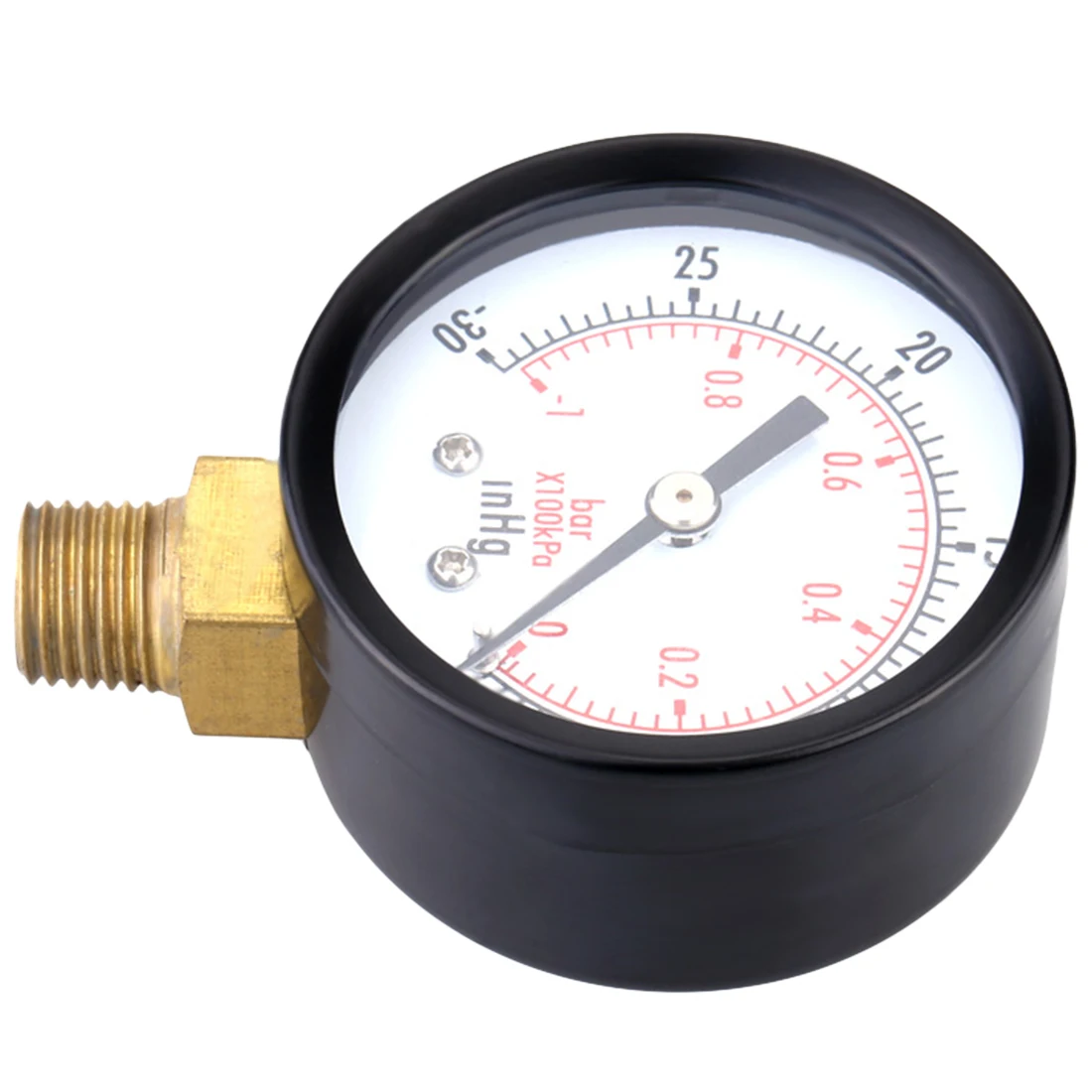 Утилита вакуумный Давление датчик Сталь 1/4 &quotNPT нижнее Крепление 30HG/0PSI TS50 1 + Медь